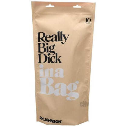 In A Bag Really Big Dick 10in Clear