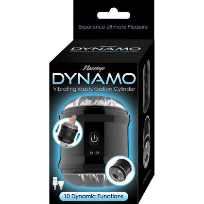 Dynamo Vibrating Masturbator Cup-black