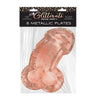 Glitterati Penis Rose Plates 8pk