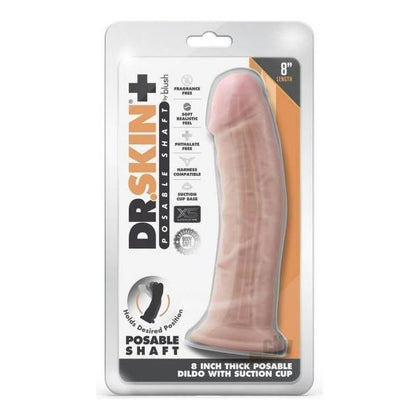 Dr Skin Plus Thick Pose Dildo 8 Vanilla