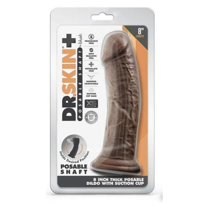 Dr Skin Plus Thick Pose Dildo 8 Chocola