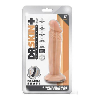 Dr Skin Plus Posable Dildo 6 Vanilla