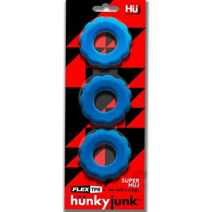 Super Huj 3pk Cockrings Teal Ice