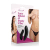 Secret Lace Panty Remote Vibe O/s Black