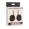 Charmed Pom Pom Nipple Clamps Black