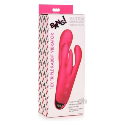 Bang Triple Rabbit Vibrator Pink