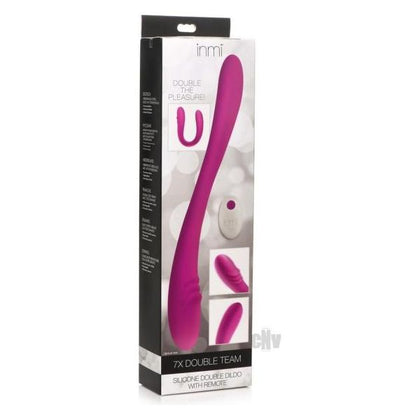 Inmi 7x Double Down Dildo W/remote Purpl