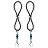 Bijoux De Nip Nipple Halos Star Charm Blue Black