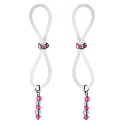 Bijoux De Nip Nipple Halos Pink Gem Slider Pink Clear