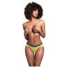 Sunday Brunch Babe Lace Panty Hot Green L/xl