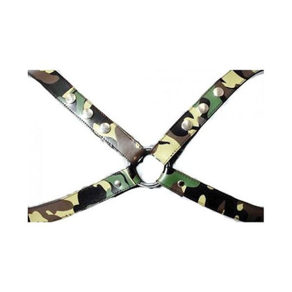 Sensual Sin Leather X Harness Camo S/M