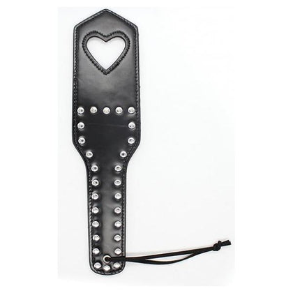 Plesur Cut-out Heart W/studs Paddle - Black