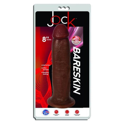 Jock Dark Bareskin Dildo - 9 Inch