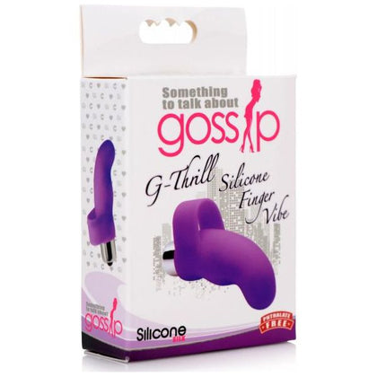 G-thrill Silicone Finger Vibe - Purple