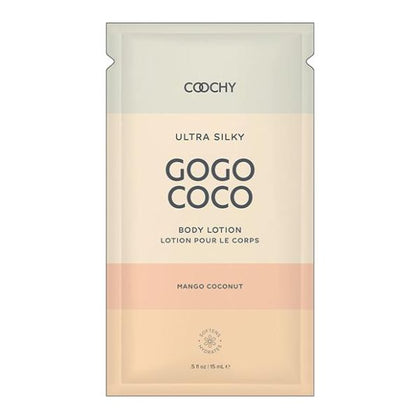 Coochy Ultra Silky Body Lotion Foil - .35 Oz Mango Coconut