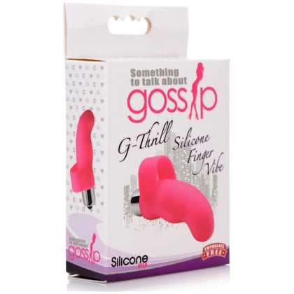 G-thrill Silicone Finger Vibe - Magenta