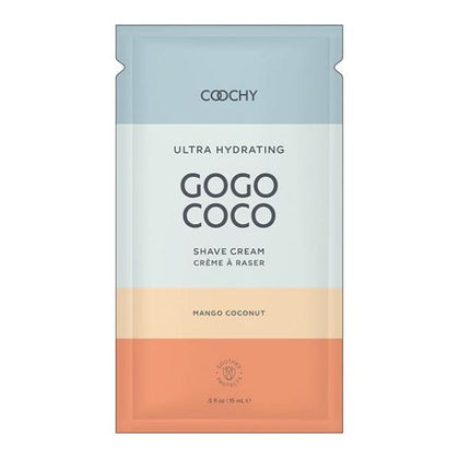 Coochy Ultra Hydrating Shave Cream Foil - .35 Oz Mango Coconut