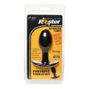 Curve Toys Rooster Rumbler Vibrating Silicone Anal Plug Large - Black