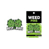 Wood Rocket Weed Best Buds Pin - Green