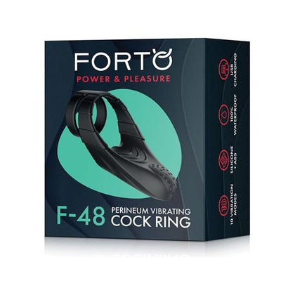 Forto F-48 Perineum Double C-ring - Black