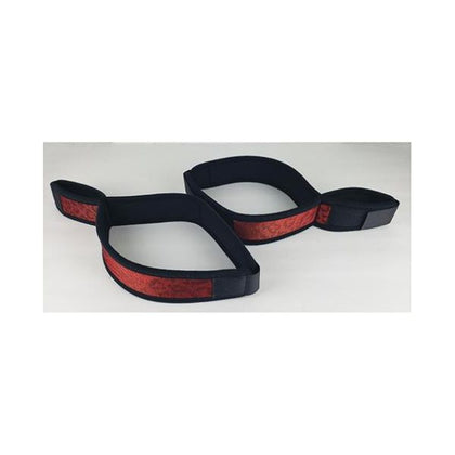 Spartacus Wrist To Thigh Cuffs - Neoprene Red