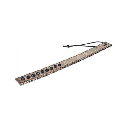 Spartacus Faux Leather Paddle - Gold