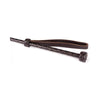 Spartacus Heart Riding Crop Brown Leather