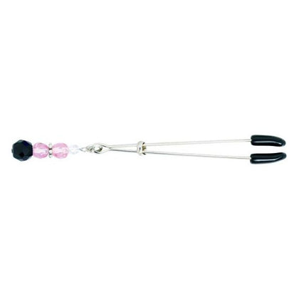 Tweezer Clit Clamp W/Pink Beads