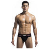 Mob Fetish Jockstrap Black Medium 3in Waistband(bulk)