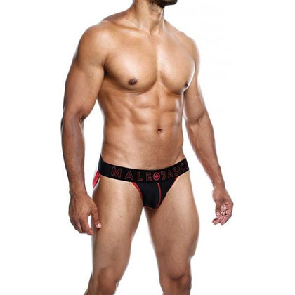 Male Basics Neon Jockstrap Red Xl