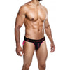 Male Basics Neon Jockstrap Coral Lg