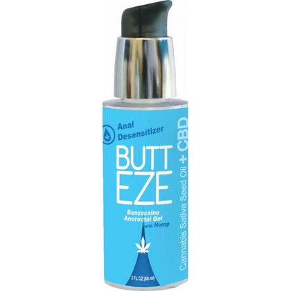 Butt Eze Anal Gel Desensitizer with Hemp Seed Oil 2oz