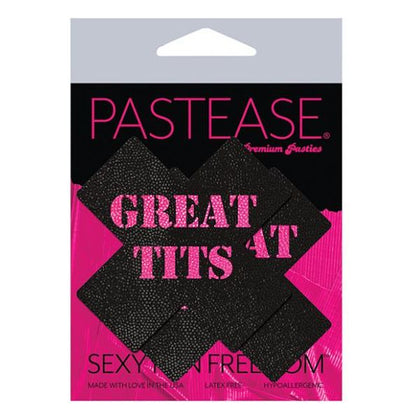 Pastease Great Tits Cross - Black/pink O/s