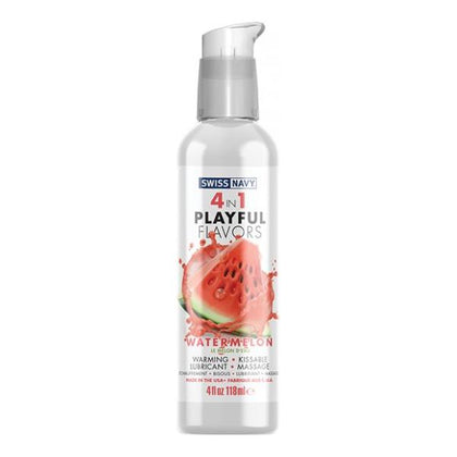 Swiss Navy 4 In 1 Playful Flavors Watermelon 4oz