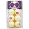 Boob Beer Pong Balls 6 Pack