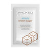 Wicked Sensual Care Simply Water Based Lubricant - .1 Oz Brown Sugar