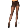 Sheer Nylon Crotchless Pantyhose Os Blk