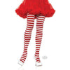 Striped Tights Plus White/red