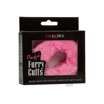 Playful Furry Cuffs Pink