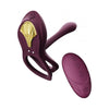 Zalo Bayek Vibrating Couples Ring W/remote - Velvet Purple