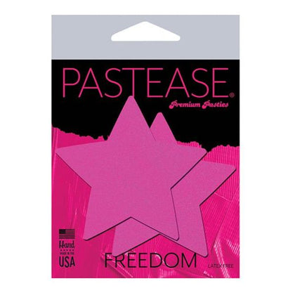 Pastease Basic Star Black Light Reactive - Neon Pink O/s