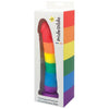 Pride Dildo Realistic Silicone Rainbow