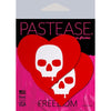 Pastease Sullen Skull Red Hearts