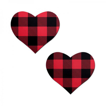 Pastease Premium Holiday Hearts  - Plaid O/s