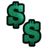 Pastease Green Glitter Dollar Sign