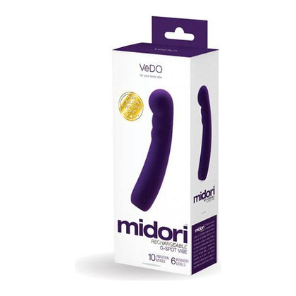 Vedo Midori Rechargeable G Spot Vibe - Deep Purple