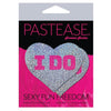 Pastease Bridal I Do Hearts Pasties Silver O/S