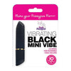 Pink Pussycat Vibrating Mini Vibe - Black