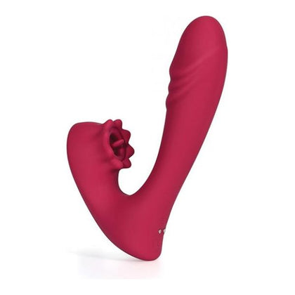 Lacy G-spot Vibrator W/tongue Licker