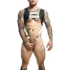 Male Basics Dngeon Croptop Cockring Harness Golden O/s